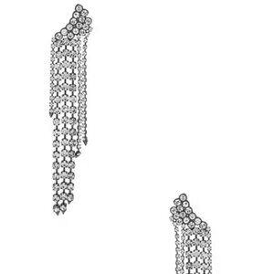 Rebecca Minkoff Gemma Winged Crystal Fringe Earrings